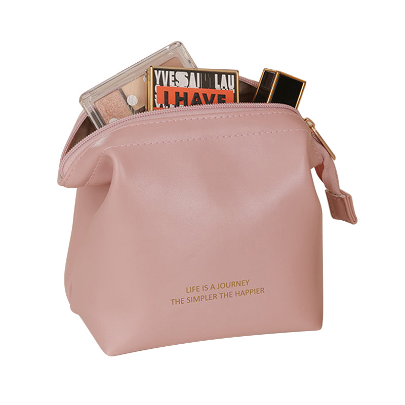HK8288 Travel Makeup Bag PU Leather Waterproof Cosmetics Toiletry Carrying Bag for Women Girls HK8288 Travel Makeup Bag PU Leather Waterproof Cosmetics Toiletry Carrying Bag for Women Girls